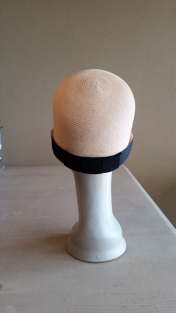 ペーパー･ブレードのクロッシェ(グログラン・ブリム)