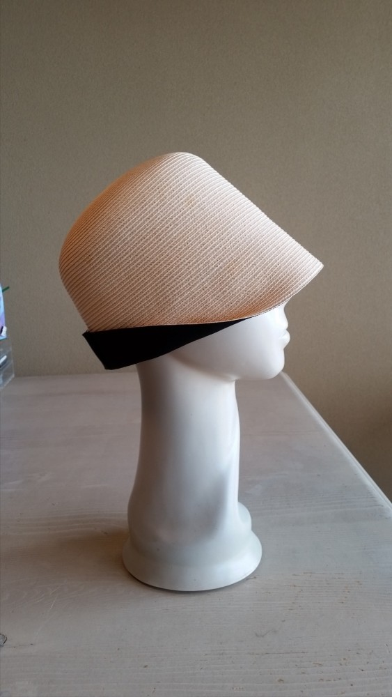 ペーパー･ブレードのクロッシェ(グログラン・ブリム)