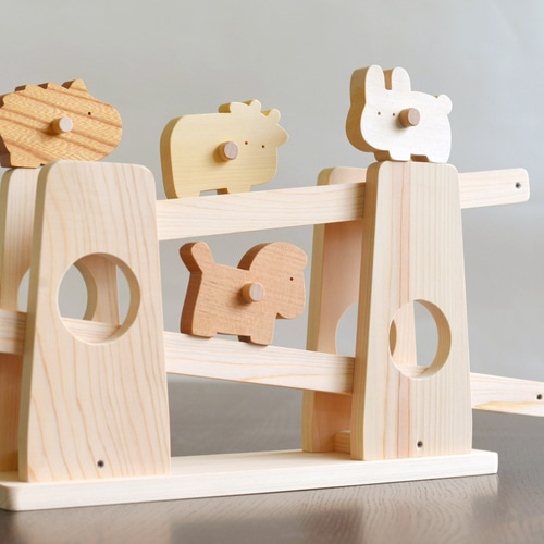 なかよしライブラリー ころころ動物 スロープトイ 皇室ご愛用 皇室ご