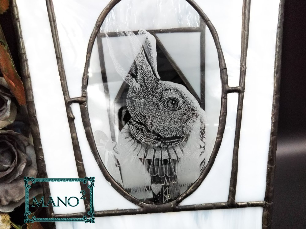 うさぎの置きライト