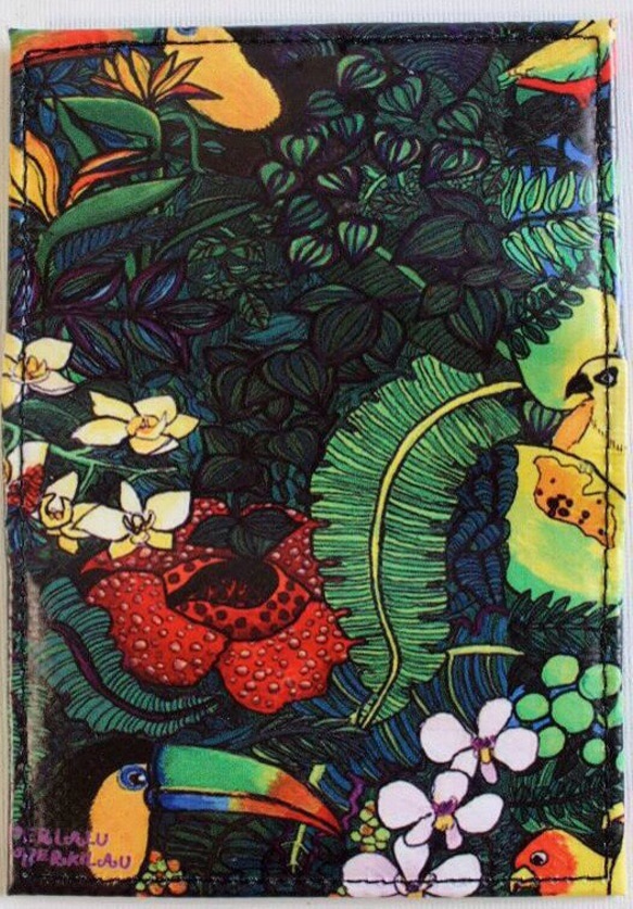 ラフレシアとオオハシの熱帯雨林カードケース 1枚目の画像