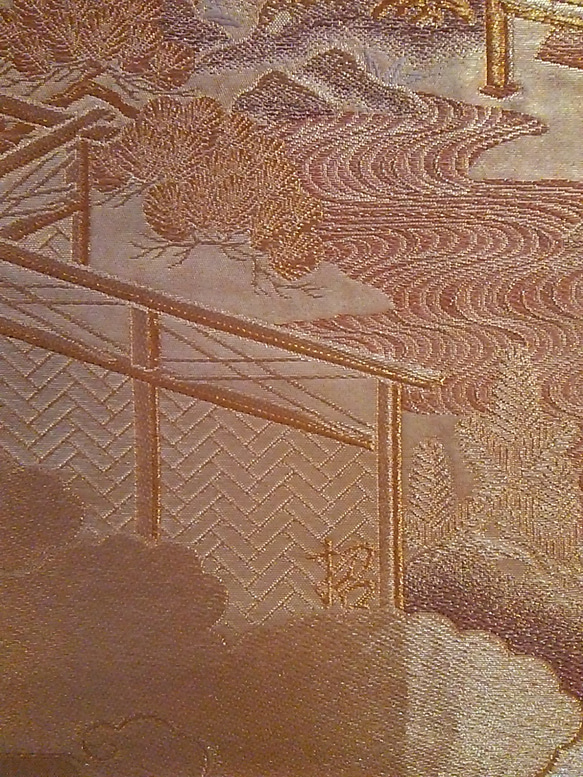 琳和 和風  本金箔織物額縁 4枚目の画像