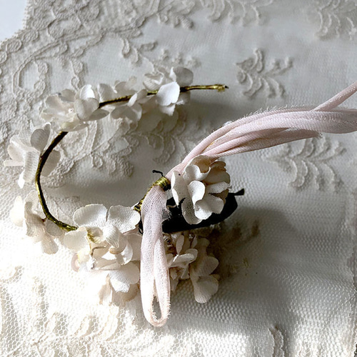 フランスアンティーク布花冠 アンティークの布花 冠タイプA その他素材 chez poupee 通販