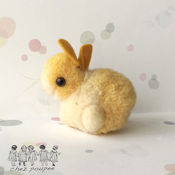 アンティークシュタイフ ポンポンうさぎ Steiff 「wolll-hase