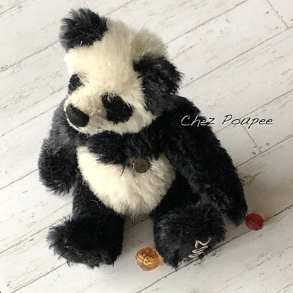 ビンテージ ハーマンのパンダ ぬいぐるみ chez poupee 通販
