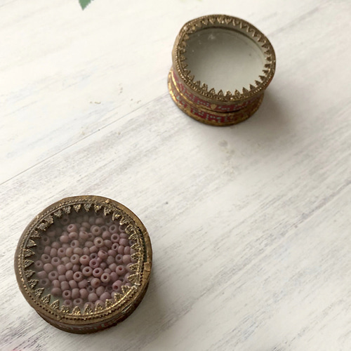 フランス アンティーク 硝子の蓋の紙箱 小 その他雑貨 chez フランス アンティーク 硝子の蓋の紙箱 小 その他雑貨 chez