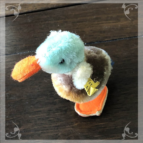 ビンテージ シュタイフ アヒル ぬいぐるみ chez poupee 通販