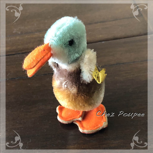 ビンテージ シュタイフ アヒル ぬいぐるみ chez poupee 通販