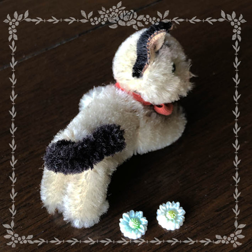 schucoシュコ社/ ビンテージ・ミニチュアアニマル・猫 / 4cm