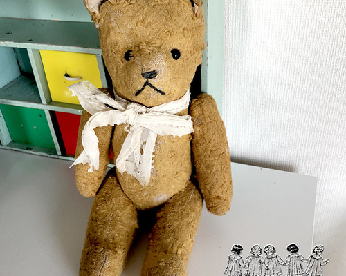 アンティーク フランスのベア ぬいぐるみ chez poupee 通販 8933174