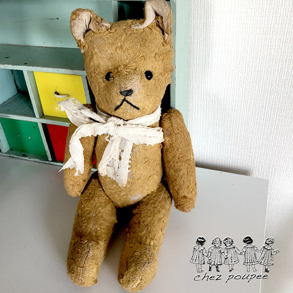 jpmベア　フレンチベア　ビンテージベア Teddy Bear ぬいぐるみ JPMベア フレンチベア ぬいぐるみ 約30cm jpmベア フレンチベア