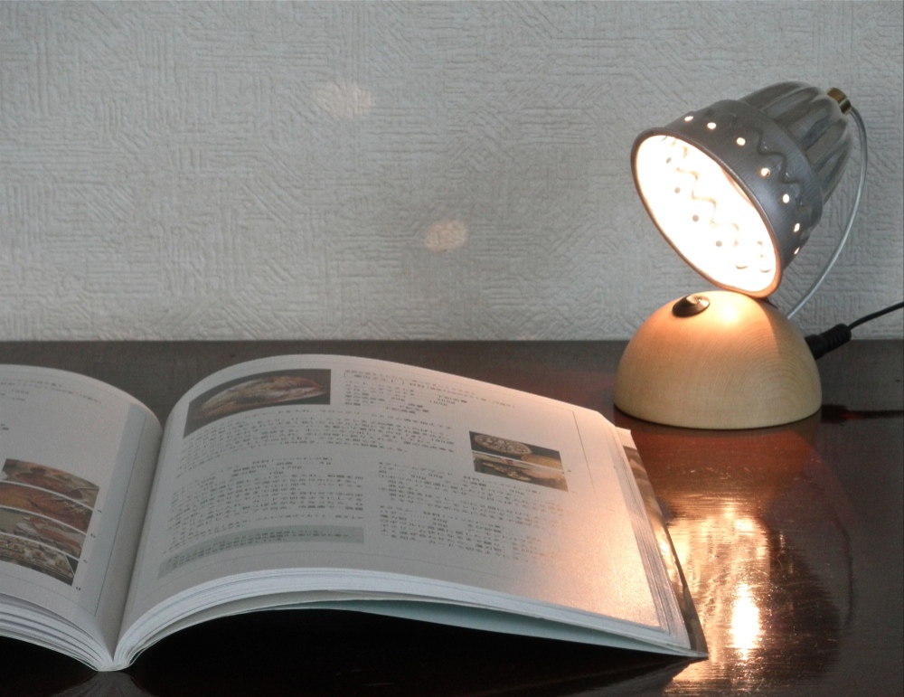 テーブルランプ　 ( ひのき )　 AW-003