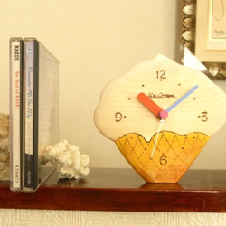 アイスクリーム時計（ Ice Cream Clock ）　I C-001 2枚目の画像