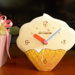 アイスクリーム時計（ Ice Cream Clock ）　I C-001 1枚目の画像