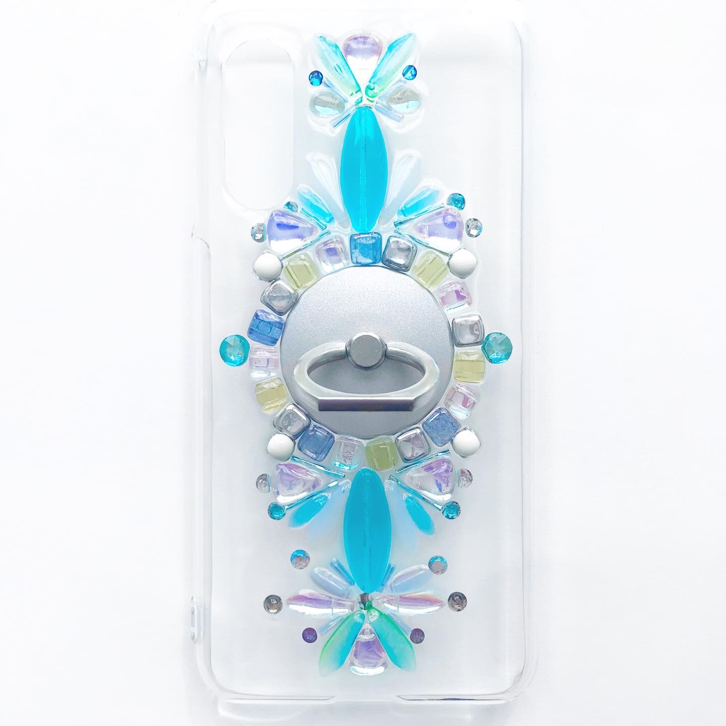 オーダーメイド・リング付きスマホケース ヨーロピアンモザイク｜全機種対応