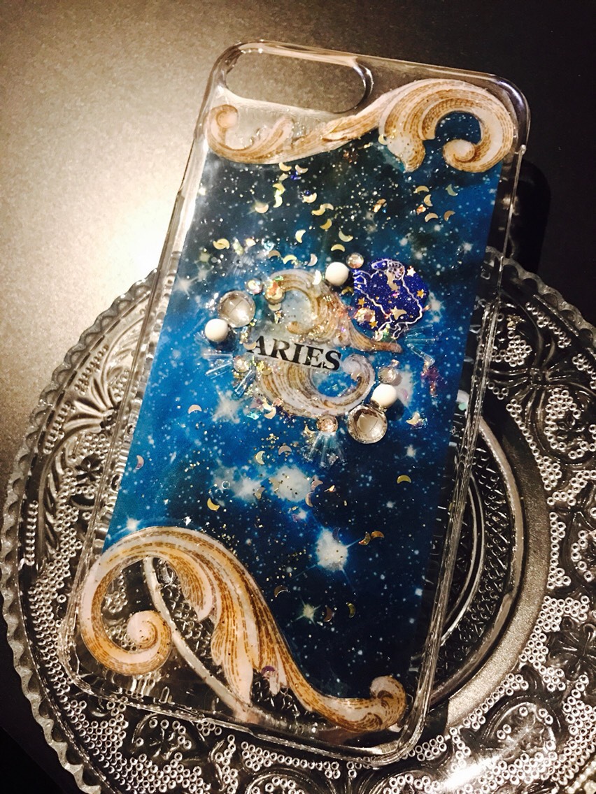 ＼Creema人気No.1／オーダーメイド・プラネタリウムスマホケース｜星座・ホログラム・クリスタル｜全機種対応