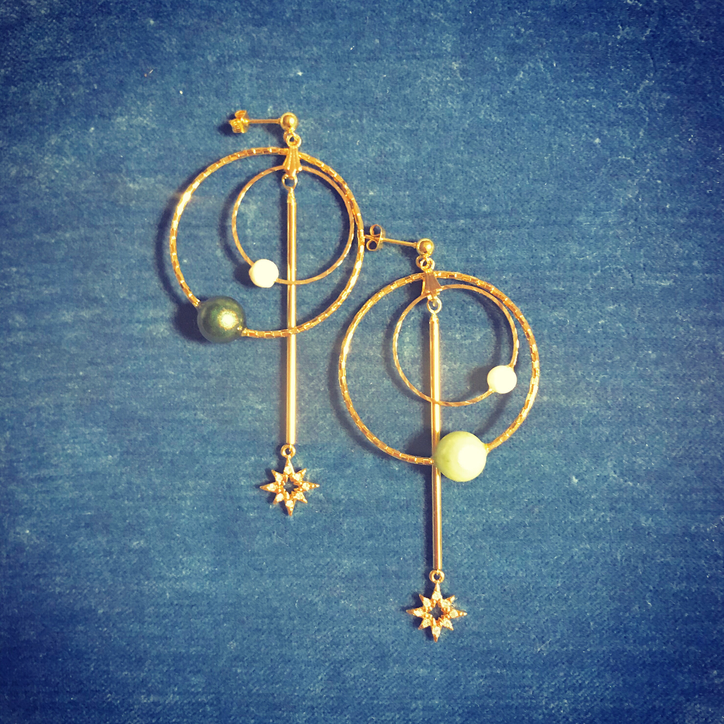 【Creema限定】 イタリア製コスモスターピアス／イヤリング