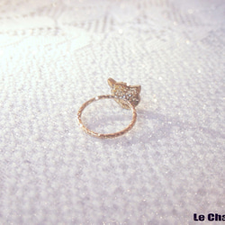 ✡cat face pinky ring✡ 3枚目の画像