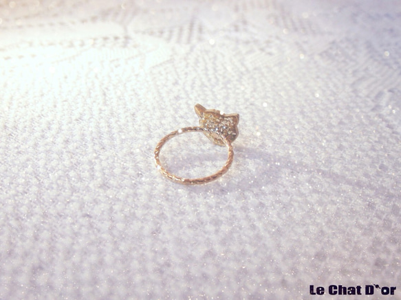 ✡cat face pinky ring✡ 3枚目の画像