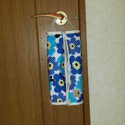 ハンドメイド ボックスサイズティッシュ 携帯ケース ⌘ 北欧・ブルー