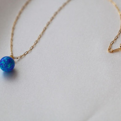 《14kgf》Blue planet (Necklace) 第4張的照片