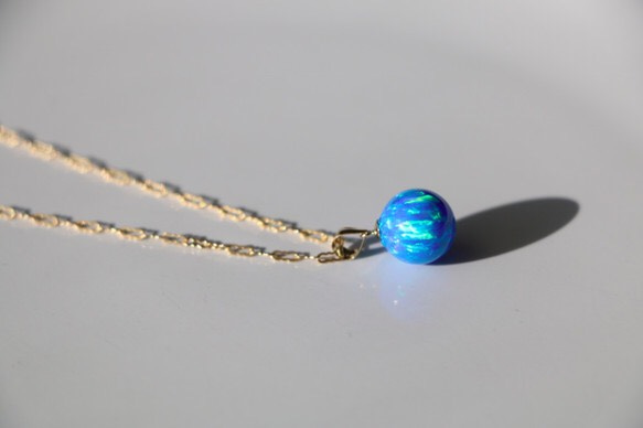 《14kgf》Blue planet (Necklace) 第5張的照片