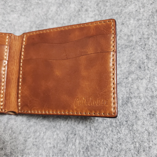 C2881 良好 デュポン レザー 二つ折り財布 お札入れ カードケース C2881 良好 デュポン レザー 二つ折り財布 お札入れ カード
