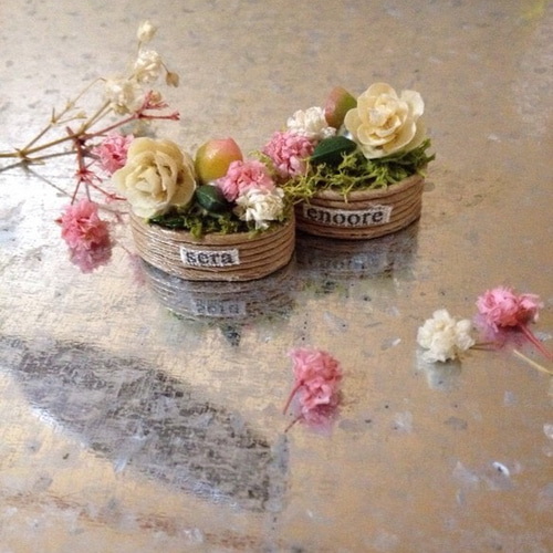 ミニチュアフラワー【春】ミニチュア雑貨 ドールハウス アートフラワー