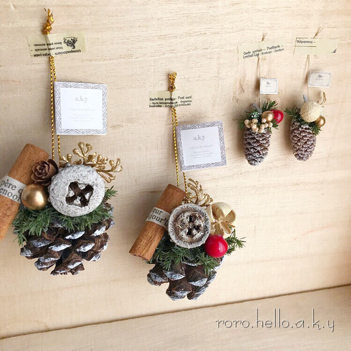クリスマスオーナメント オーダー ハンドメイド クリスマス akyナチュラル雑貨 クリスマスオーナメント オーダー ハンドメイド クリスマス aky