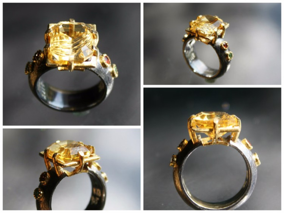 Modermitive Citrine Ring OCT 1枚目の画像