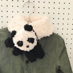 最終値下　yukiemon パンダくま　マフラー　新品未開封 最終値下yukiemon パンダくまマフラー新品未開封
