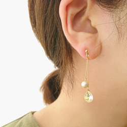 花の雫ピアス 花の雫 金木犀 カラー ポストピアス No.5XA-0023-00の通販