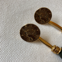 vintage European parts earring 3枚目の画像