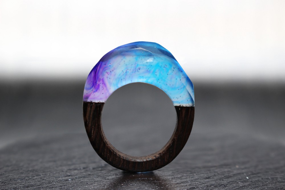 【売切】no.3 ハンドメイド　レジンリング 売切】no.3 ハンドメイド レジンリング