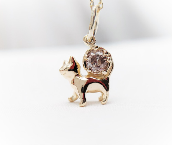 &lt;Ci-Pu&gt; [出售] 貓項鍊攜帶鑽石 第1張的照片