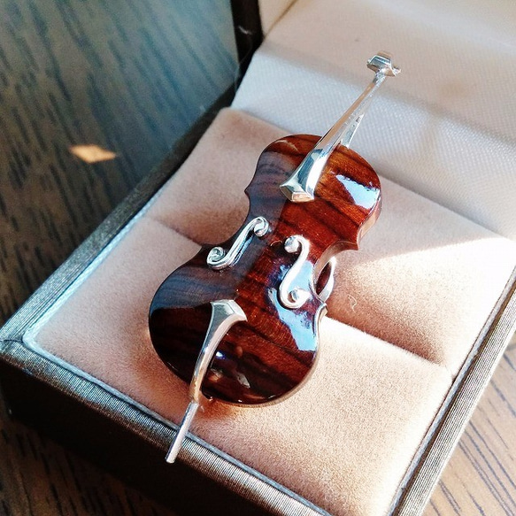 - 無再次上架]胸針大提琴（KI） 第2張的照片