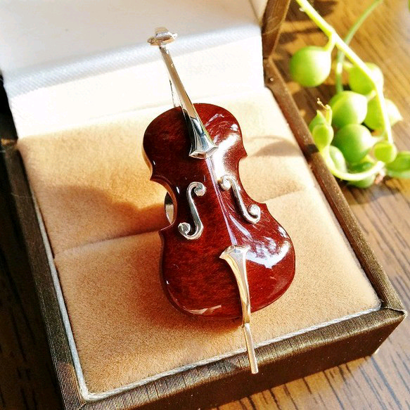 タイタック チェロ(bl) タイピン・カフス アトリエちぃぷぅ 通販