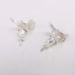 防泡處理 鑽石貓咪造型耳環（玩耍貓咪造型） 第5張的照片