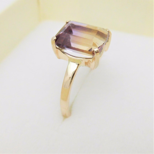 &lt;珠寶&gt; K10紫黃晶戒指B3 第5張的照片