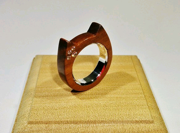 WOODネコRING 1枚目の画像