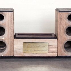 ☆特注☆木製iPhoneスピーカーAcoustic Wood Speaker for iPhone ☆ 2枚目の画像