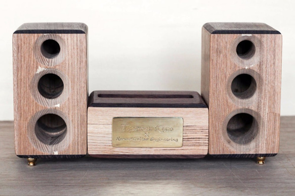 ☆特注☆木製iPhoneスピーカーAcoustic Wood Speaker for iPhone ☆ 2枚目の画像