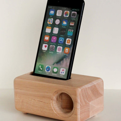 木製iPhone用スピーカーAcoustic iPhoneWoodSpeaker 8枚目の画像