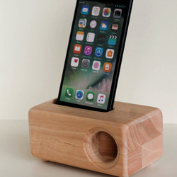 木製iPhone用スピーカーAcoustic iPhoneWoodSpeaker 9枚目の画像