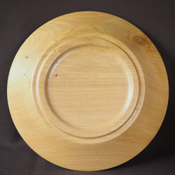 大きい木製皿（クリ）no.1 2枚目の画像