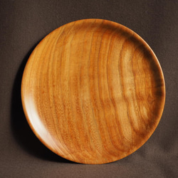 木製パン皿2枚セット・オイル仕上げ（ケヤキ）no.１ 5枚目の画像