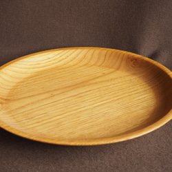 木製中皿（クリ）no.2　オイル仕上げ 3枚目の画像