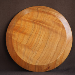 プレミアム木製・パン皿2枚セット（ケヤキの銘木）no.4 3枚目の画像