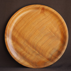 プレミアム木製・パン皿2枚セット（ケヤキの銘木）no.4 4枚目の画像