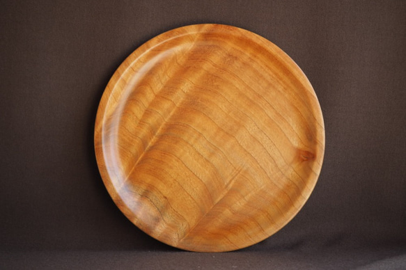プレミアム木製・パン皿2枚セット（ケヤキの銘木）no.4 5枚目の画像